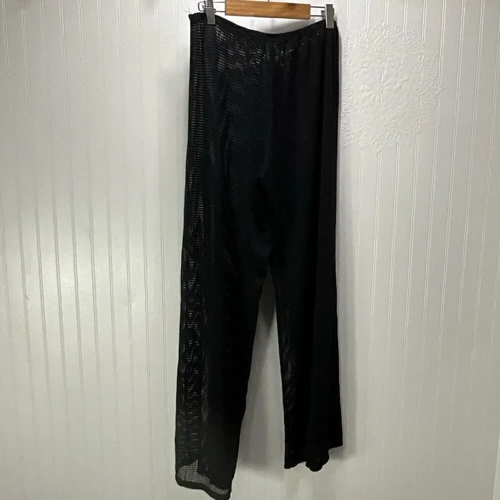 JORDAN TAYLOR Mesh Beach Coverup pants